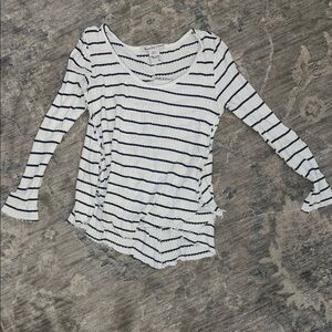 Striped Long Sleeve Sweater Top